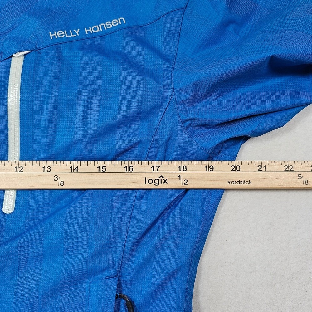 Helly Hansen Womens Helly Tech Protection Rain Jacket Blue Hooded Shell Size M - Picture 6 of 16